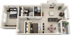 Aspire Apartments at Mountlake Terrace A3 Floor Plan